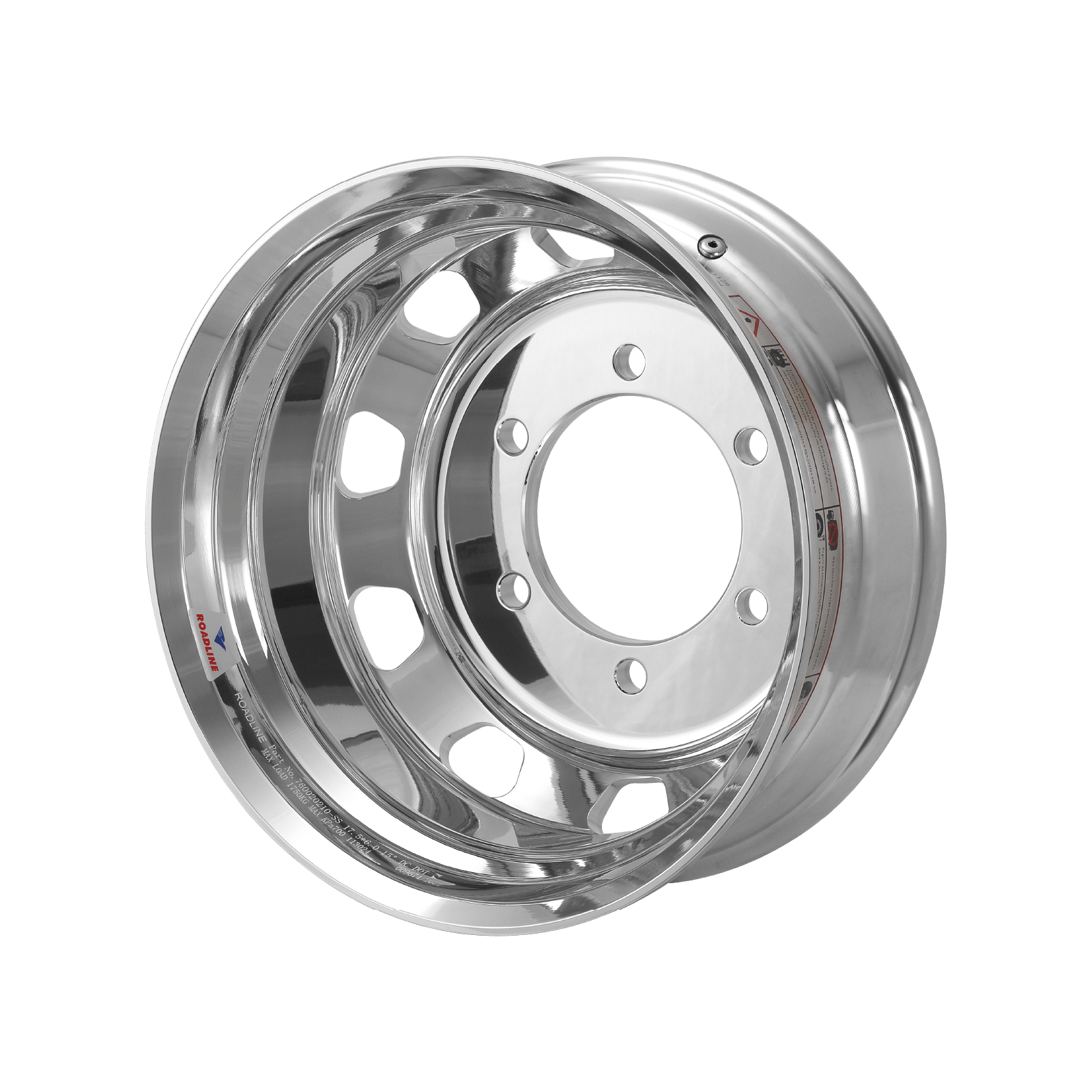 Roda de Alumínio ROADLINE RDS 2.0 RD-695 — detalhe polimento